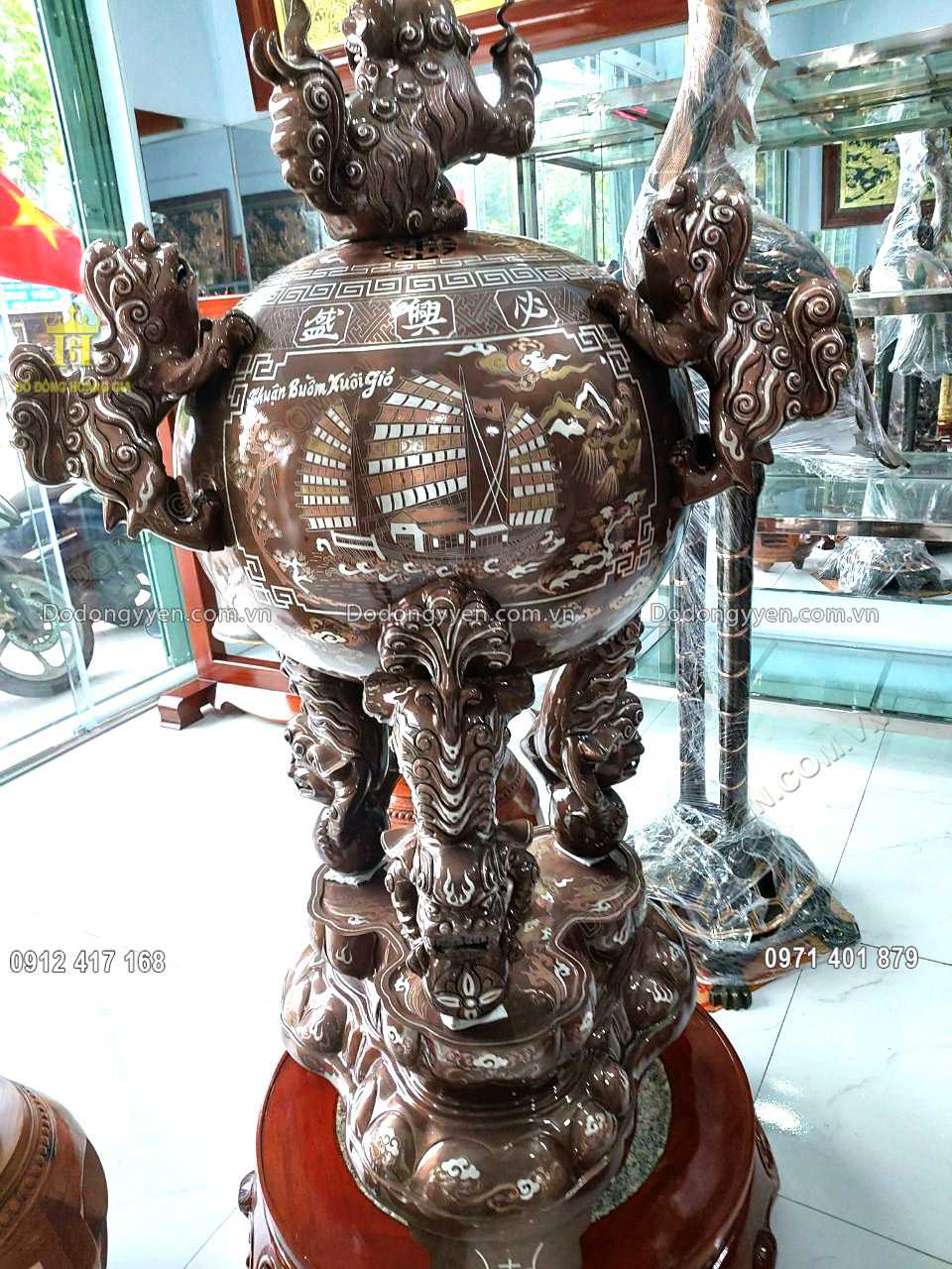 B&aacute;o gi&aacute; mẫu đỉnh đồng thất l&acirc;n họa tiết thuận buồm xu&ocirc;i gi&oacute;